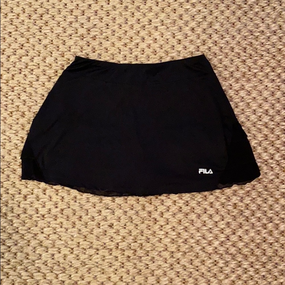 Black FILA Tennis Skirt - S